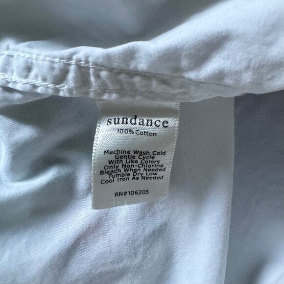 Sundance Auriane Tuxedo Oversized Long Sleeve Button Down Shirt in White Size M - Picture 5 of 6